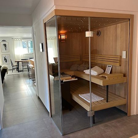 The Forest Retreat- Luxurioese Ferienwohnung Mit Privater Sauna Wermelskirchen Eksteriør billede